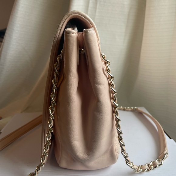 Tory Burch Leather Marion Quilted Small Flap Shoulder Bag Pink Tory Burch $495 - Picture 8 of 17